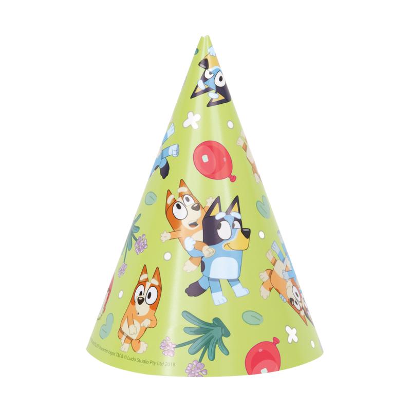 Bluey Party Hats – 8pk