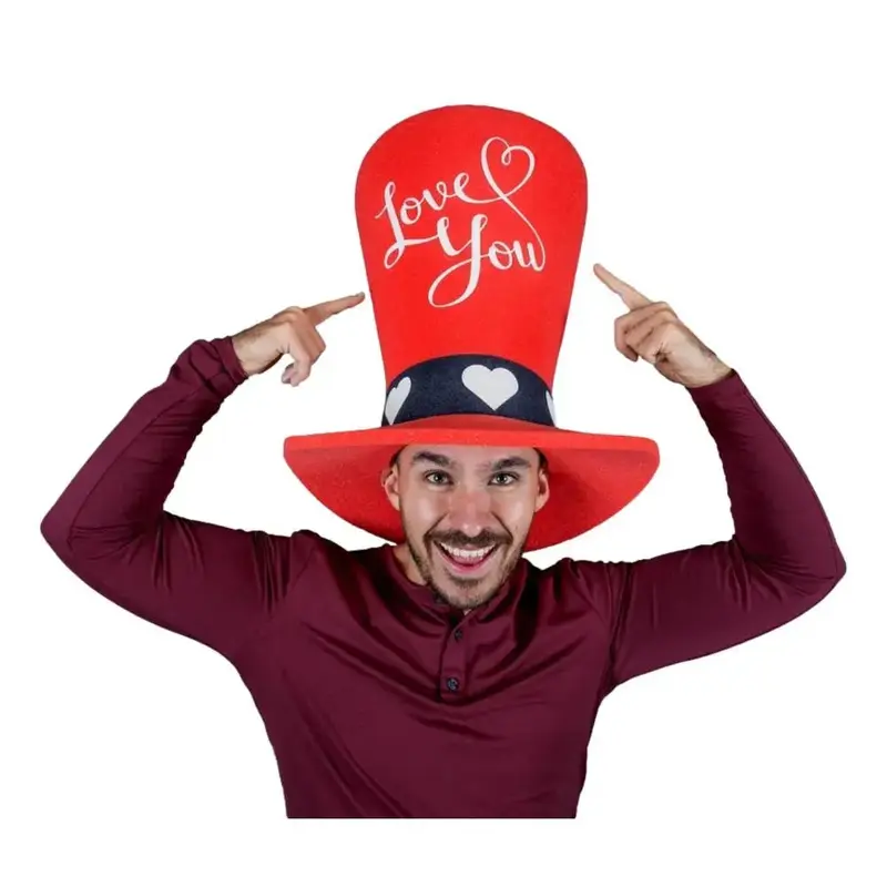 Valentine’s Day Wide Top Hat