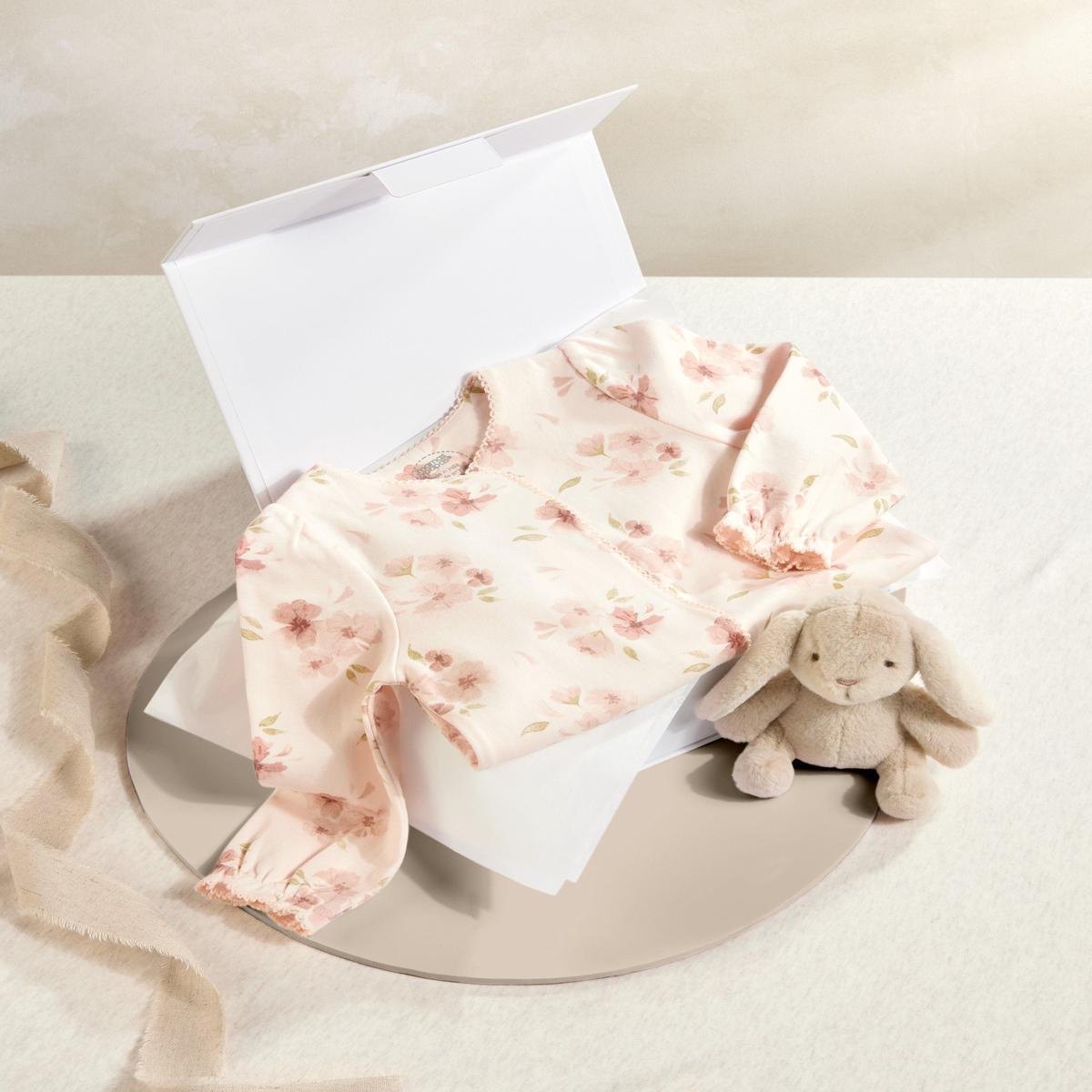 0-3m Baby Girl Floral Gift Box – Small