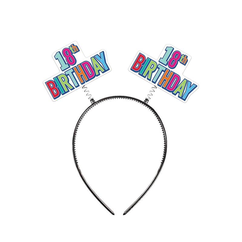 18th Birthday Boppers multi-color
