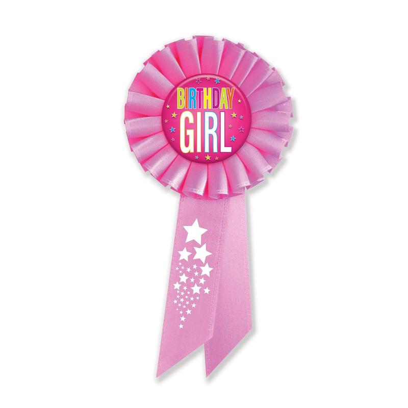 Birthday Girl Rosette- Light Pink