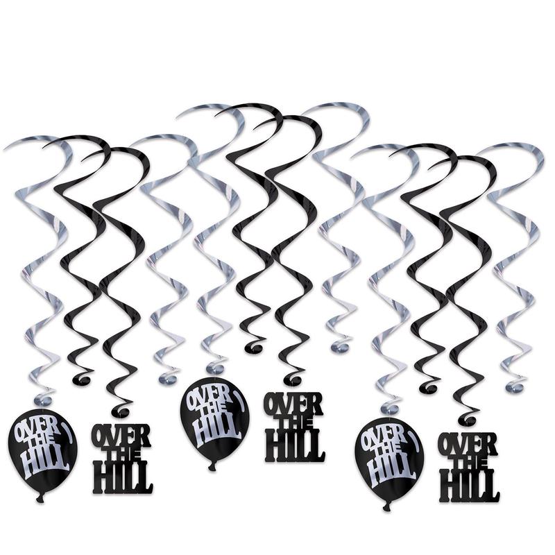 Over The Hill Birthday Whirls