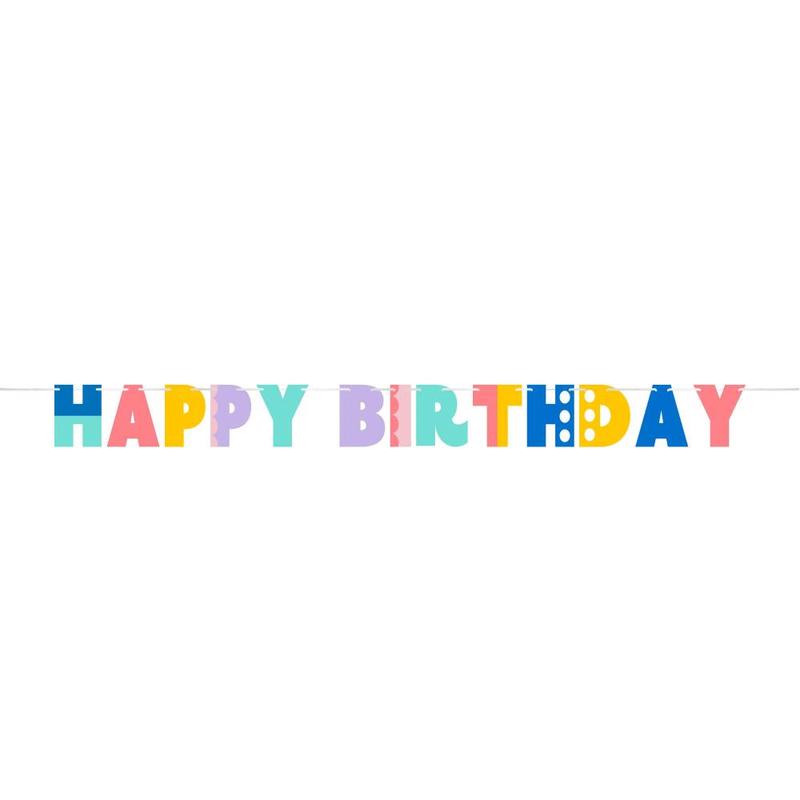 Party Patterns Letter Banner (12 per Case)