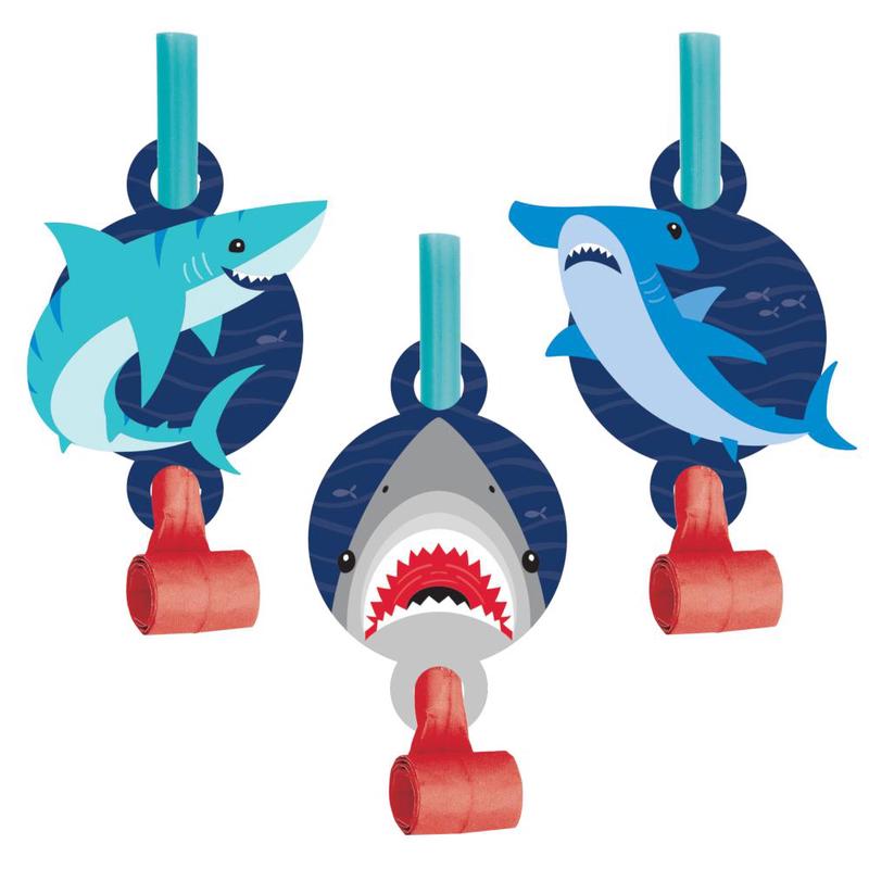 Shark Party Blowers (48 per Case)