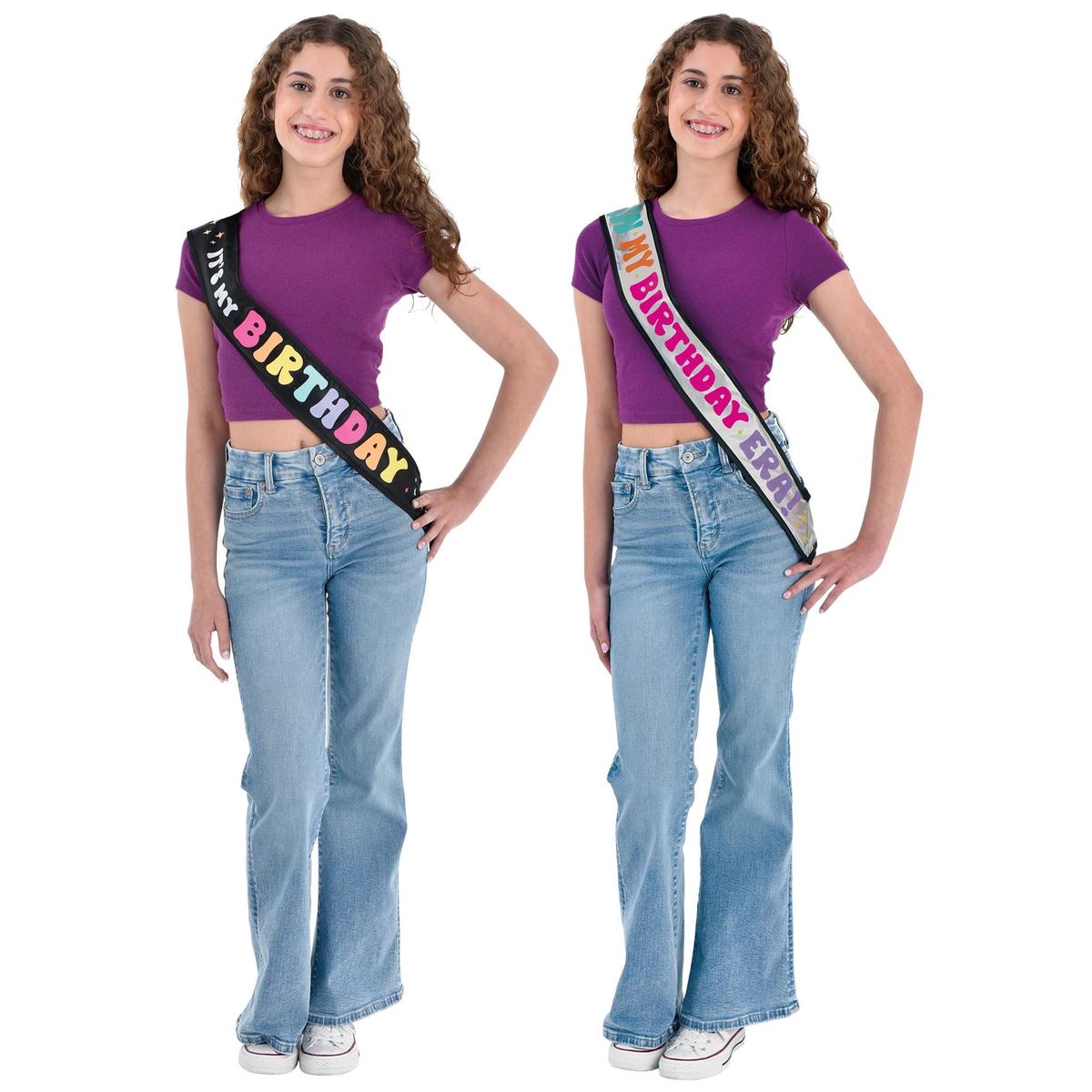 “It’s My Birthday Era” Double Sided Sash