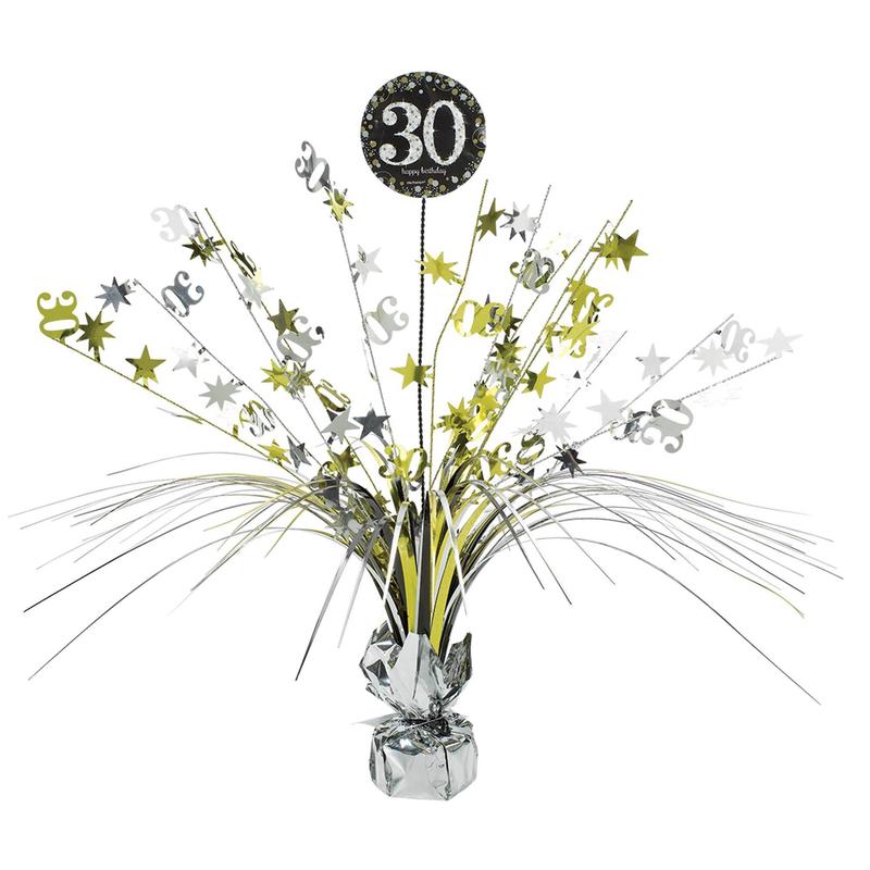 “30” Spray Centerpiece – Sparkling Celebration