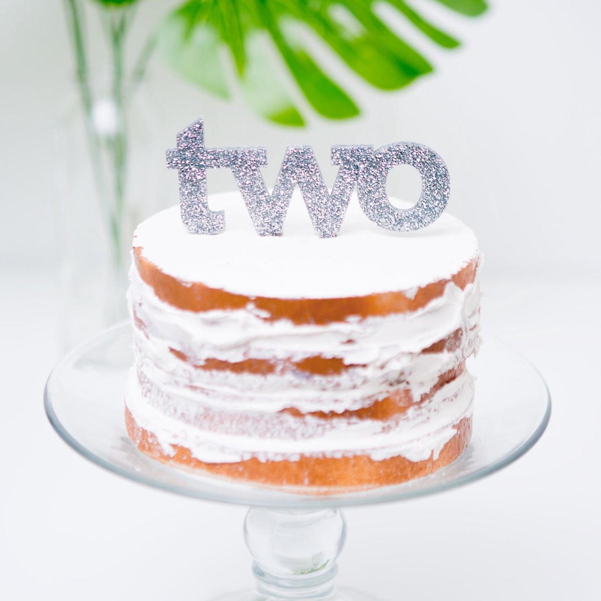 “Two” Cake Topper