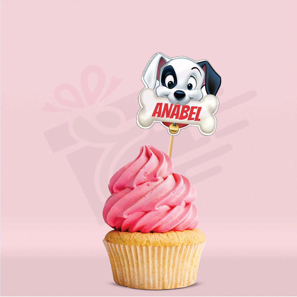 101 dog cupcake stick 01