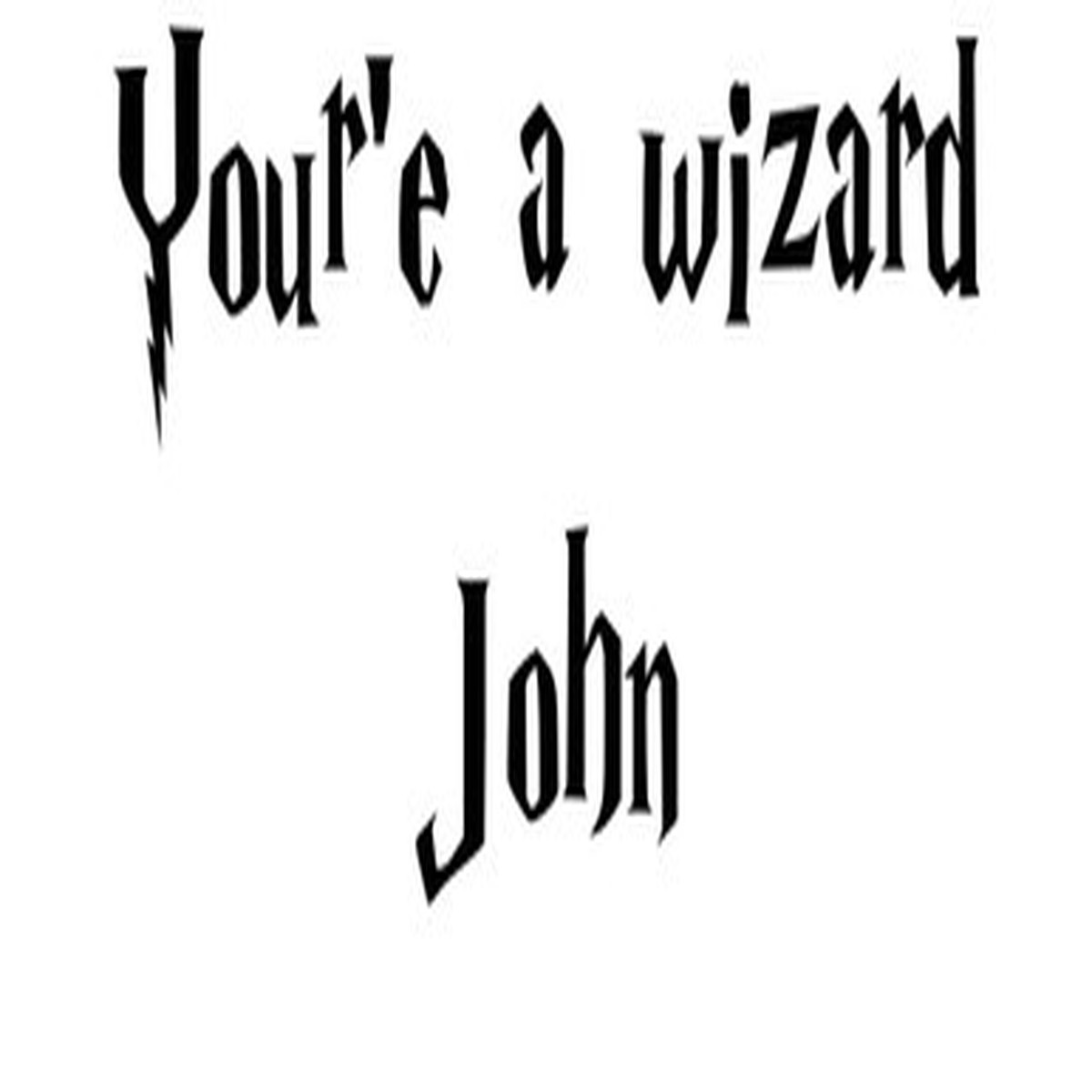 You’re a Wizard Wall Decal Sticker
