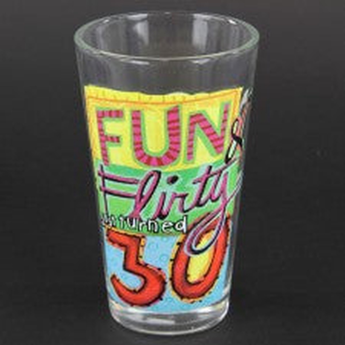 Fun Flirty Just Turned Thirty Beer Pint Glass