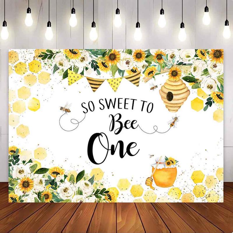 [Clearance] Mocsicka So Sweet to Be One Happy Birthday Party Backdrop