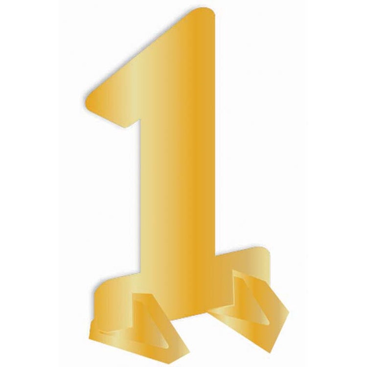 24 Gold Metallic Number 1
