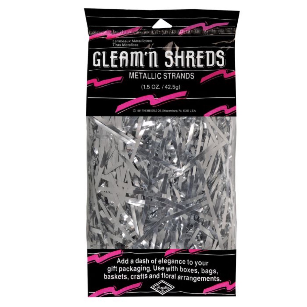 15 oz Foil Shred – Silver
