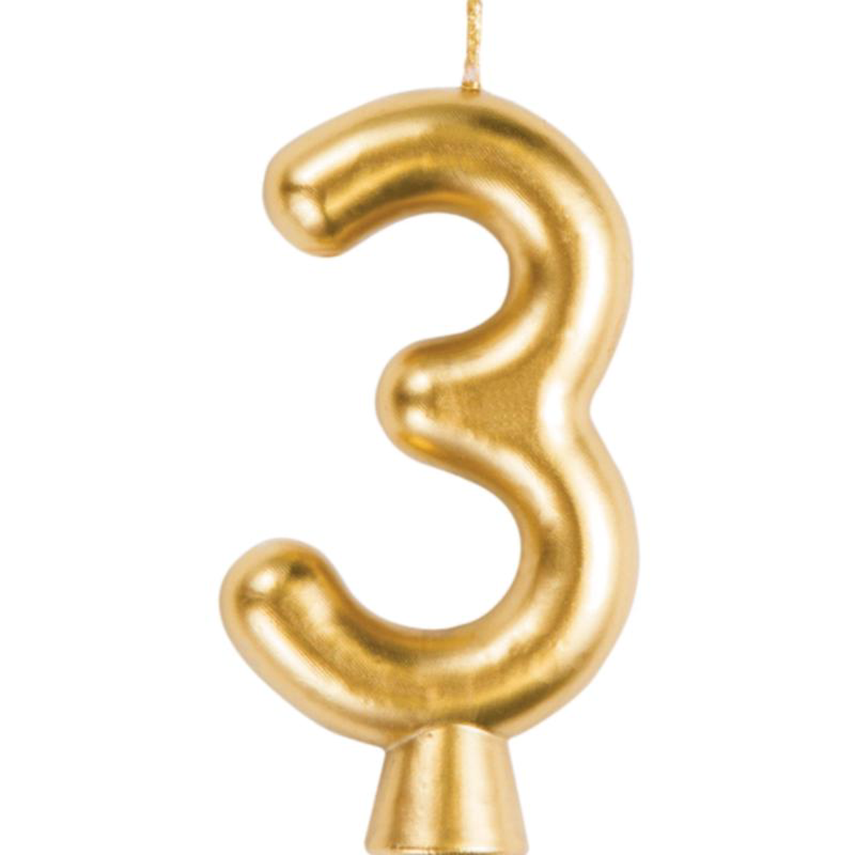 3 Gold Candle