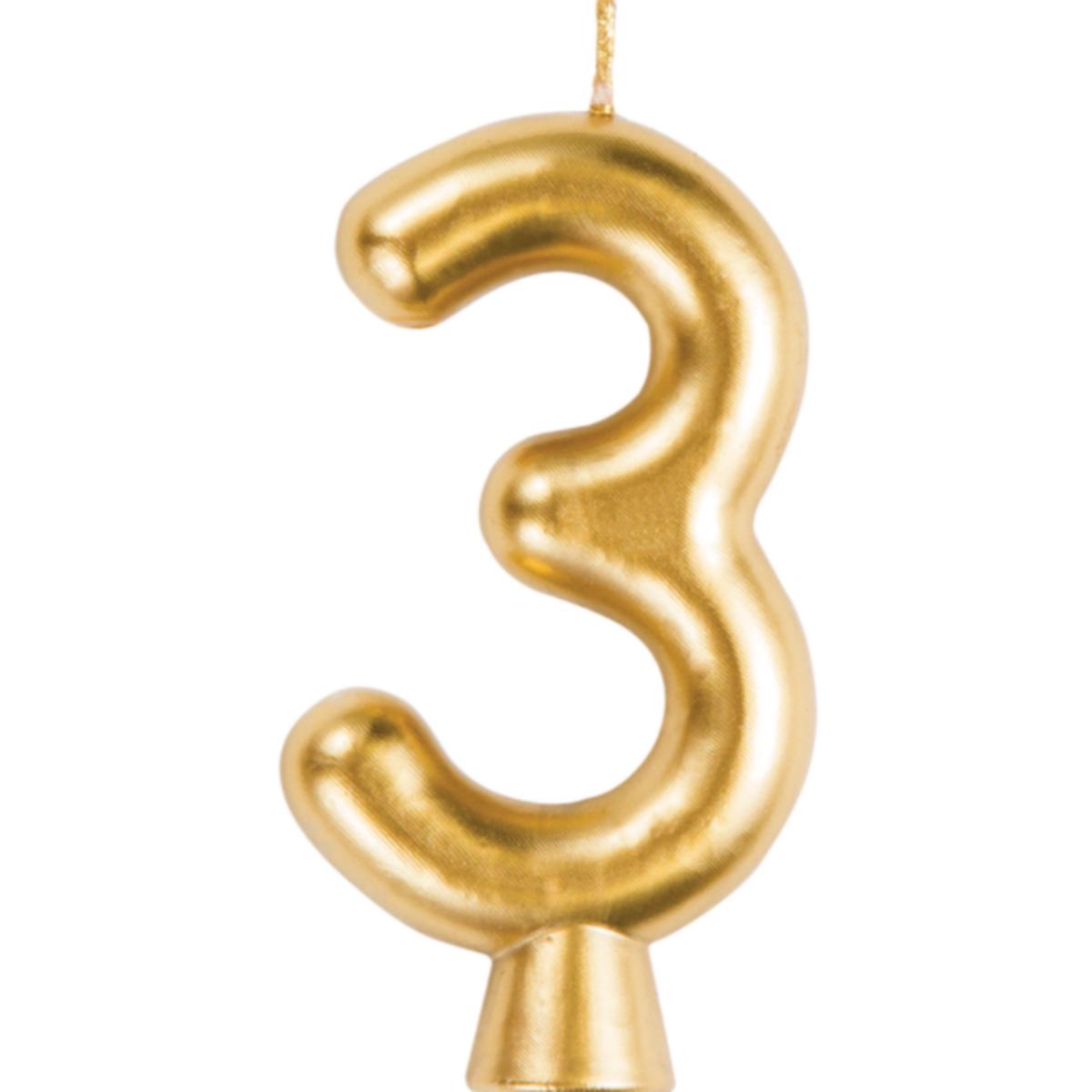 #3 Gold Candle