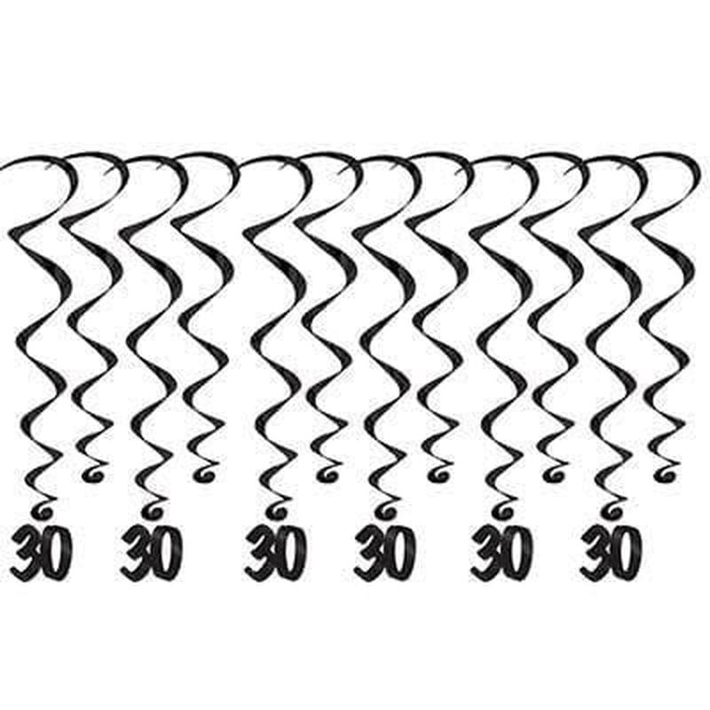 “30” Whirls 5ct – Black