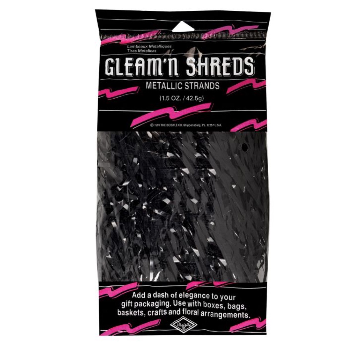 15 oz Foil Shred – Black