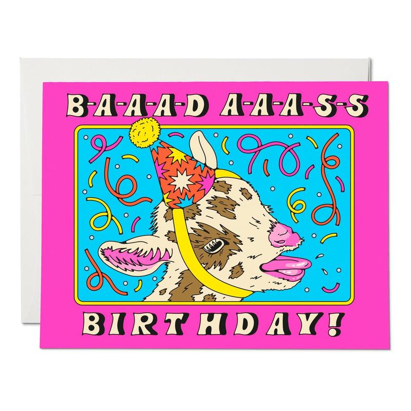 Baaad Aaass Birthday Card