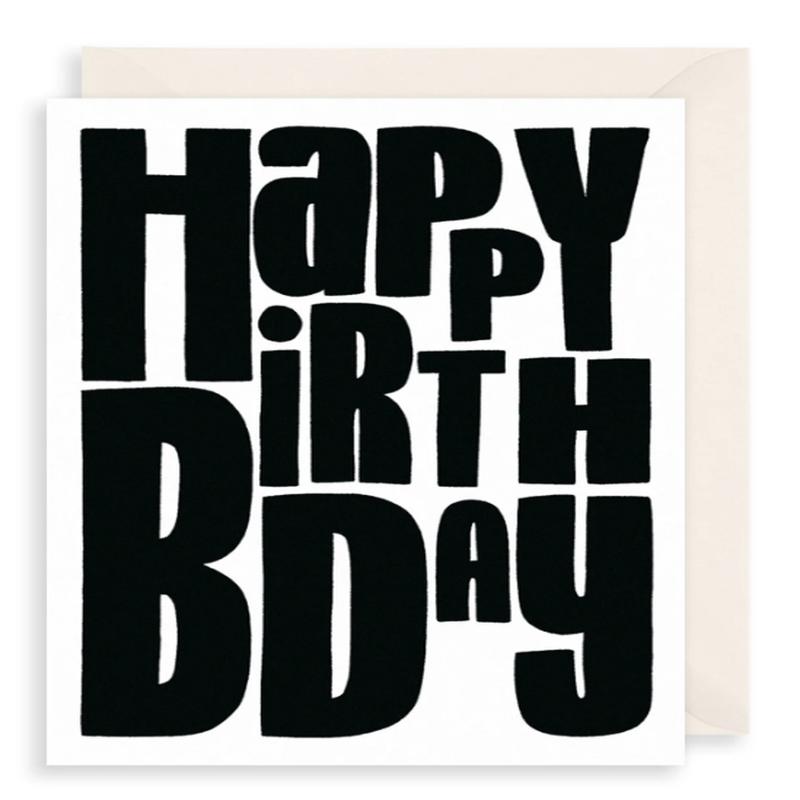 Happy Birthday Greetings Card