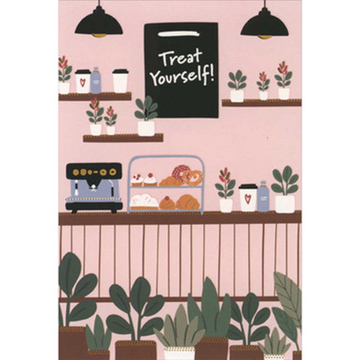 Treat Yourself: Cafe Counter Birthday Card