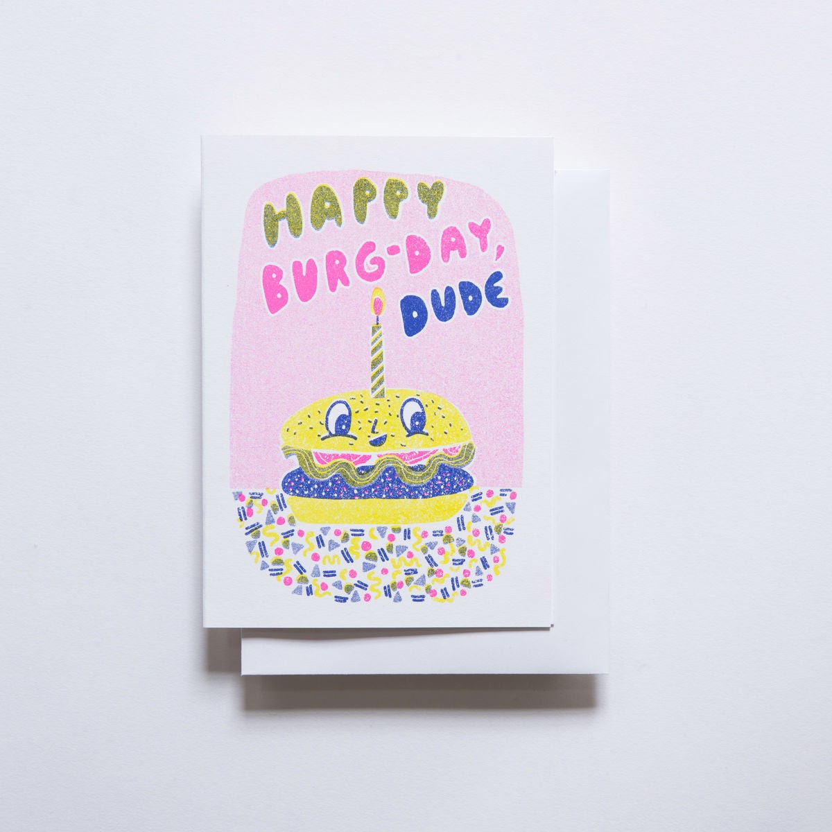 Yow Riso Card – Burger Birthday