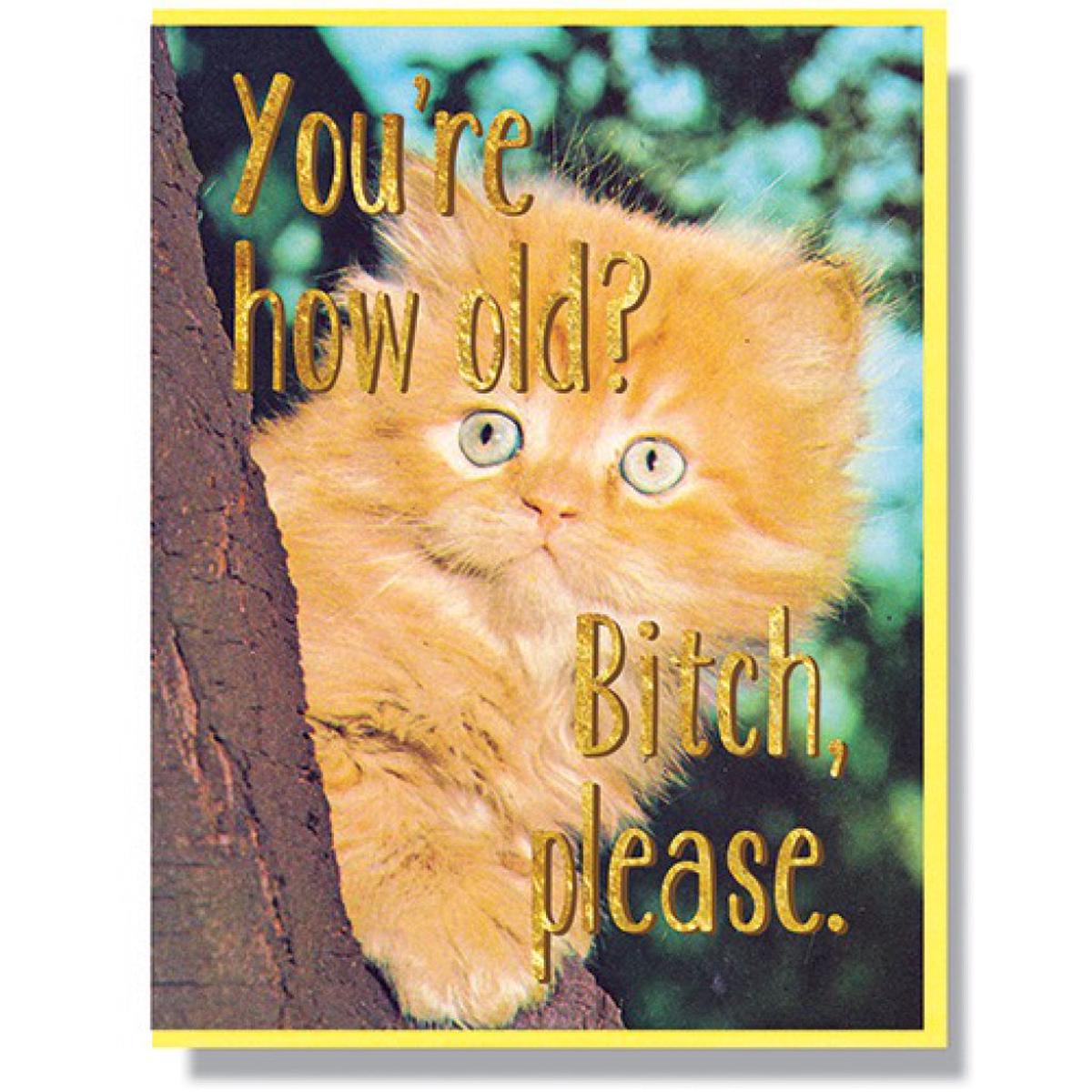 You’re How Old Card