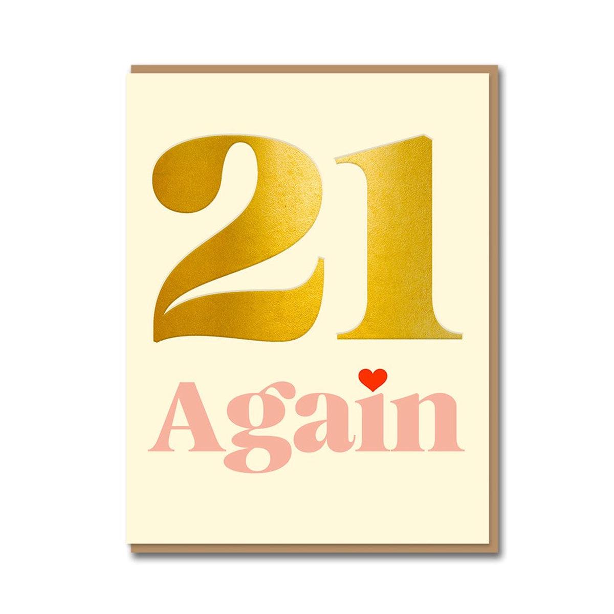 21 Again Card