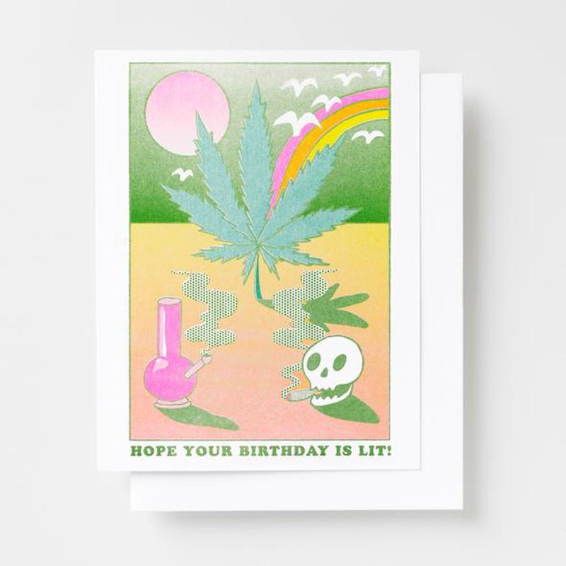 Yow Riso Card – Lit Birthday