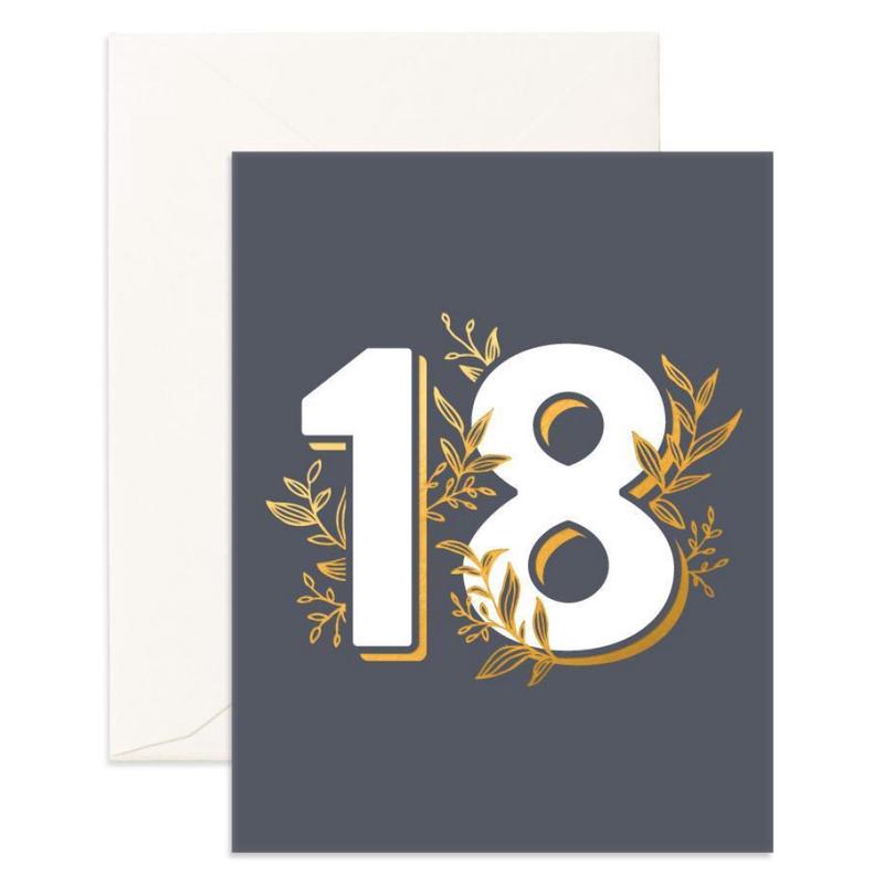 18th Birthday Greeting Card