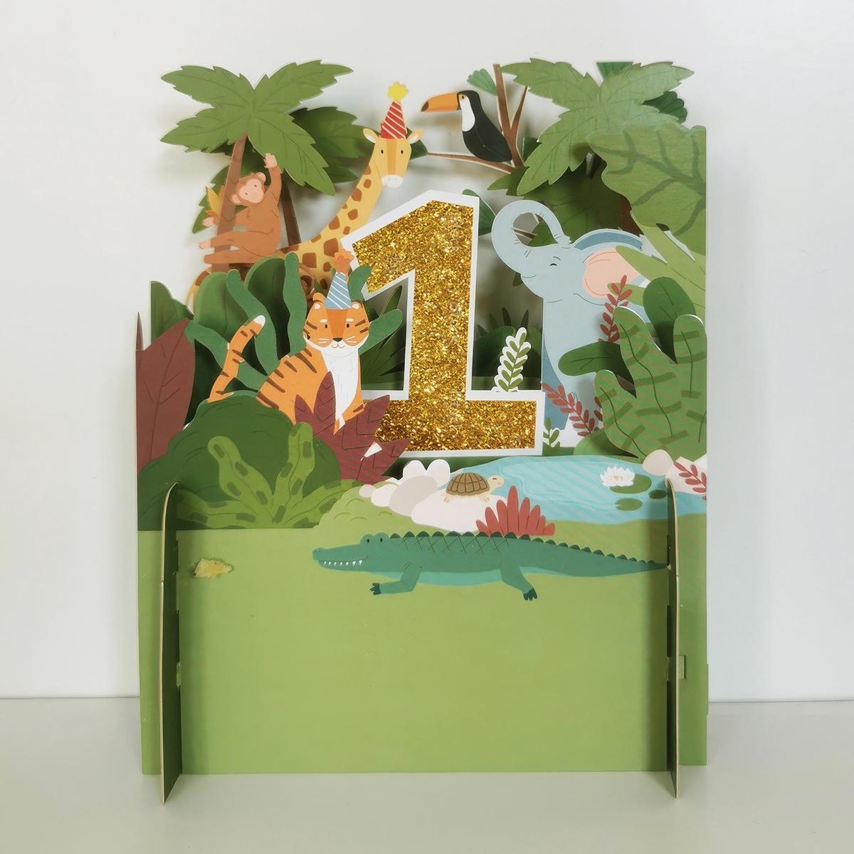 1st Birthday Pop Up Card