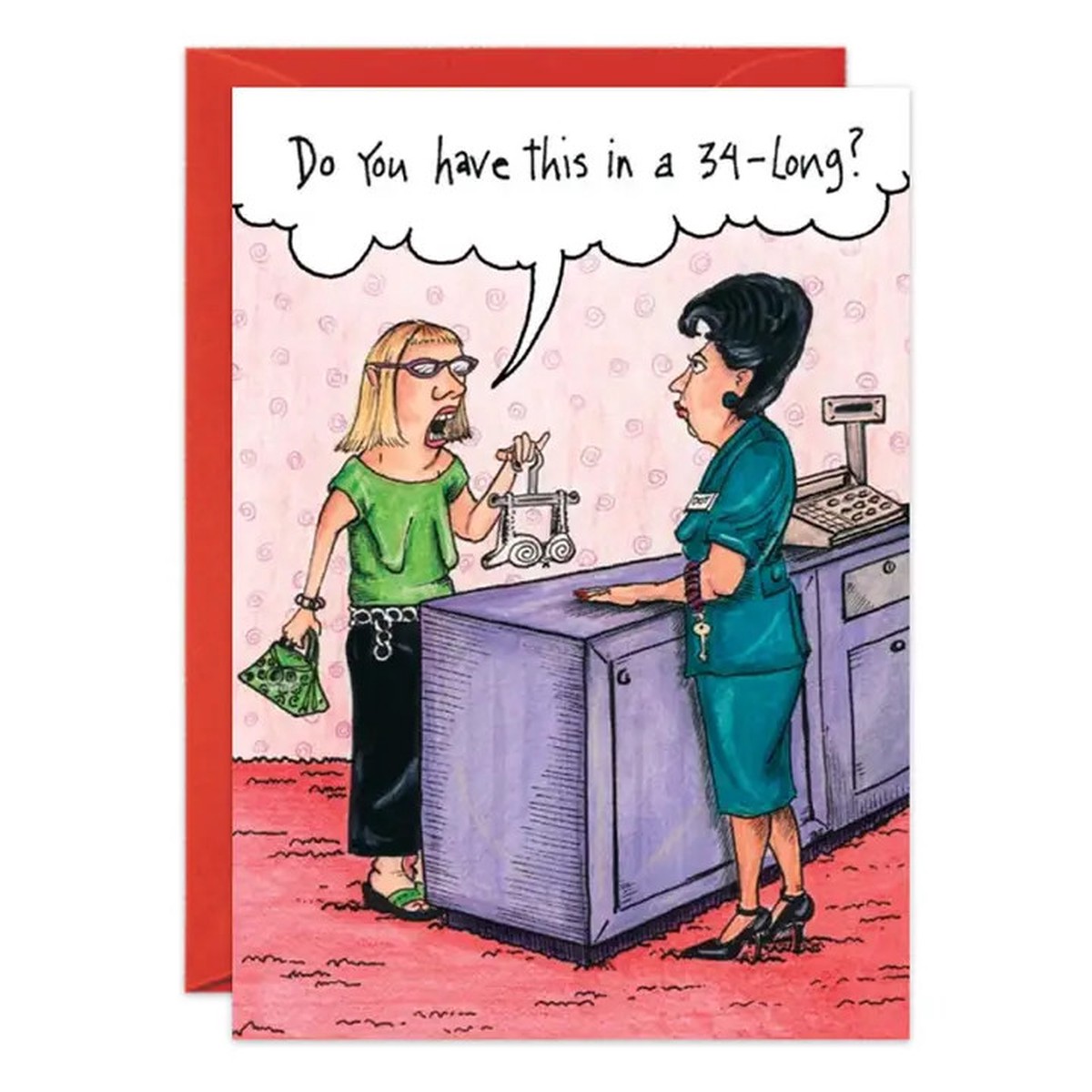 34 Long Birthday Card