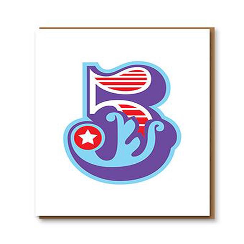 1973 Big Top Letterpress Greetings Card – 5