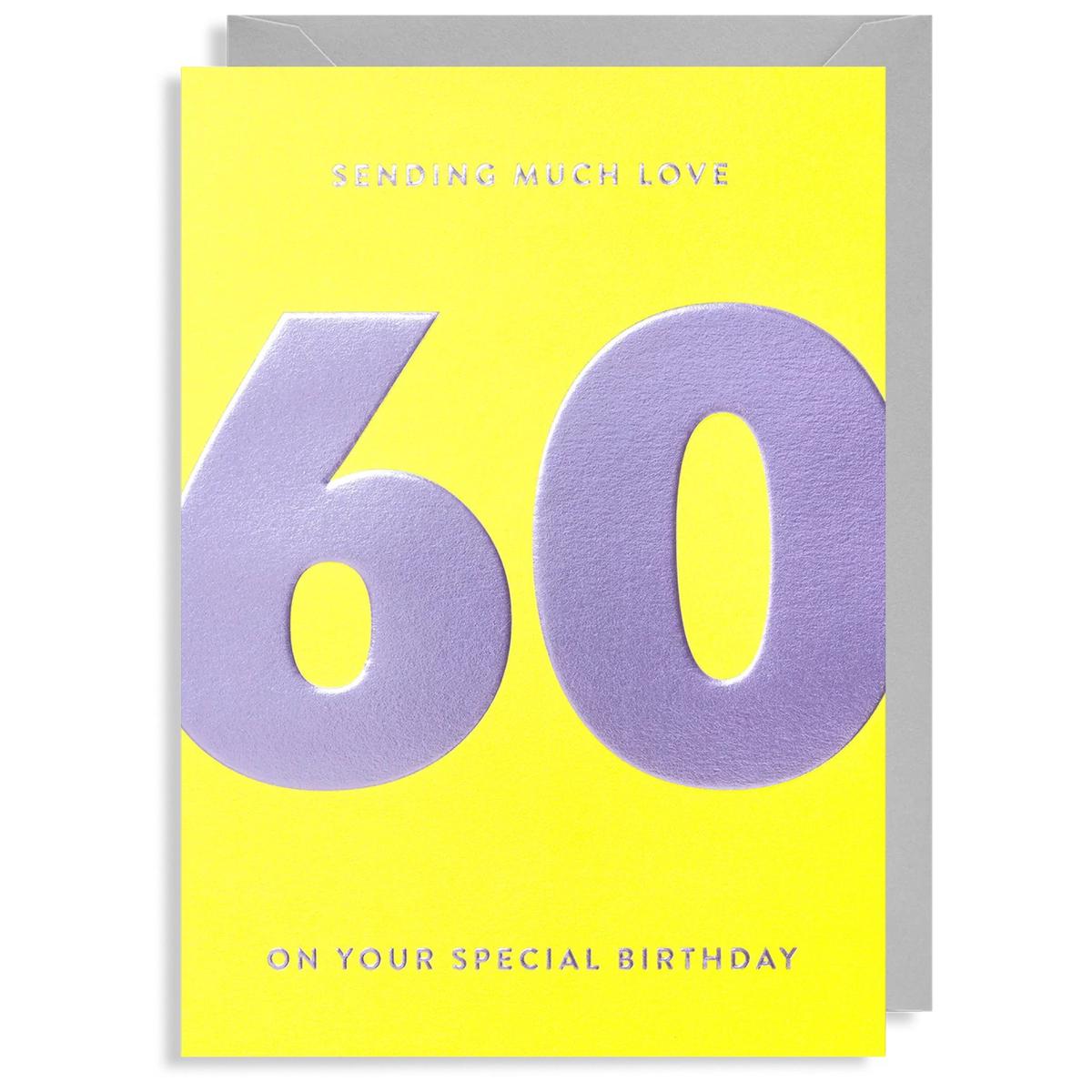 60th Special Birthday Card