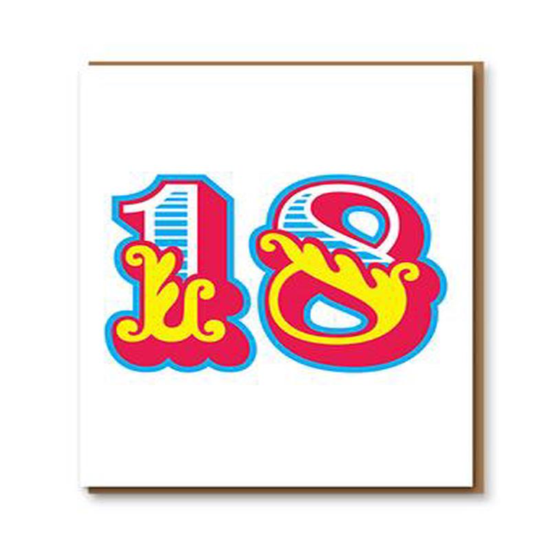 1973 Big Top Letterpress Greetings Card – 18