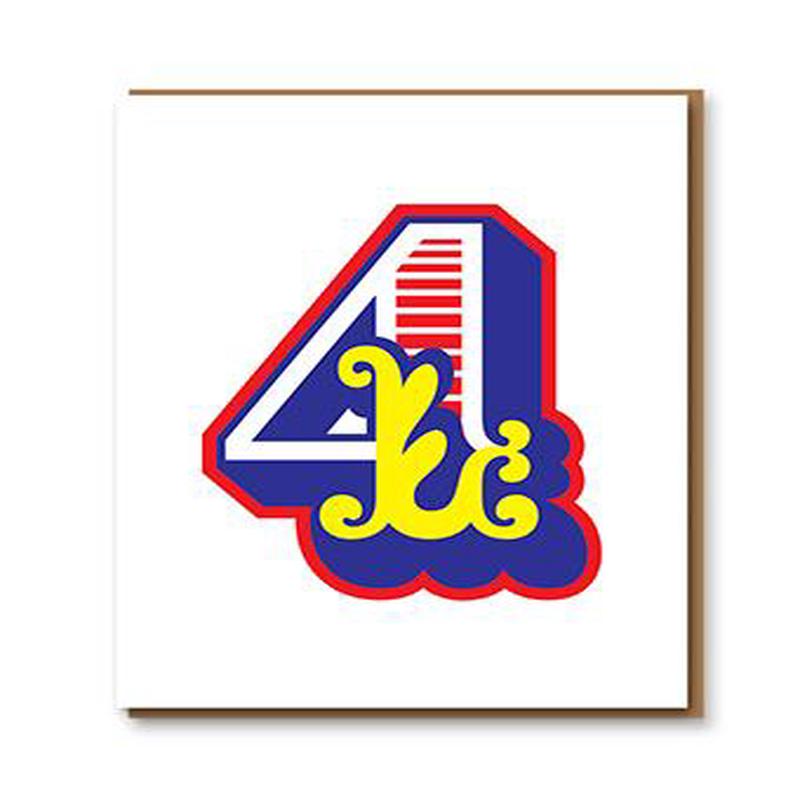 1973 Big Top Letterpress Greetings Card – 4