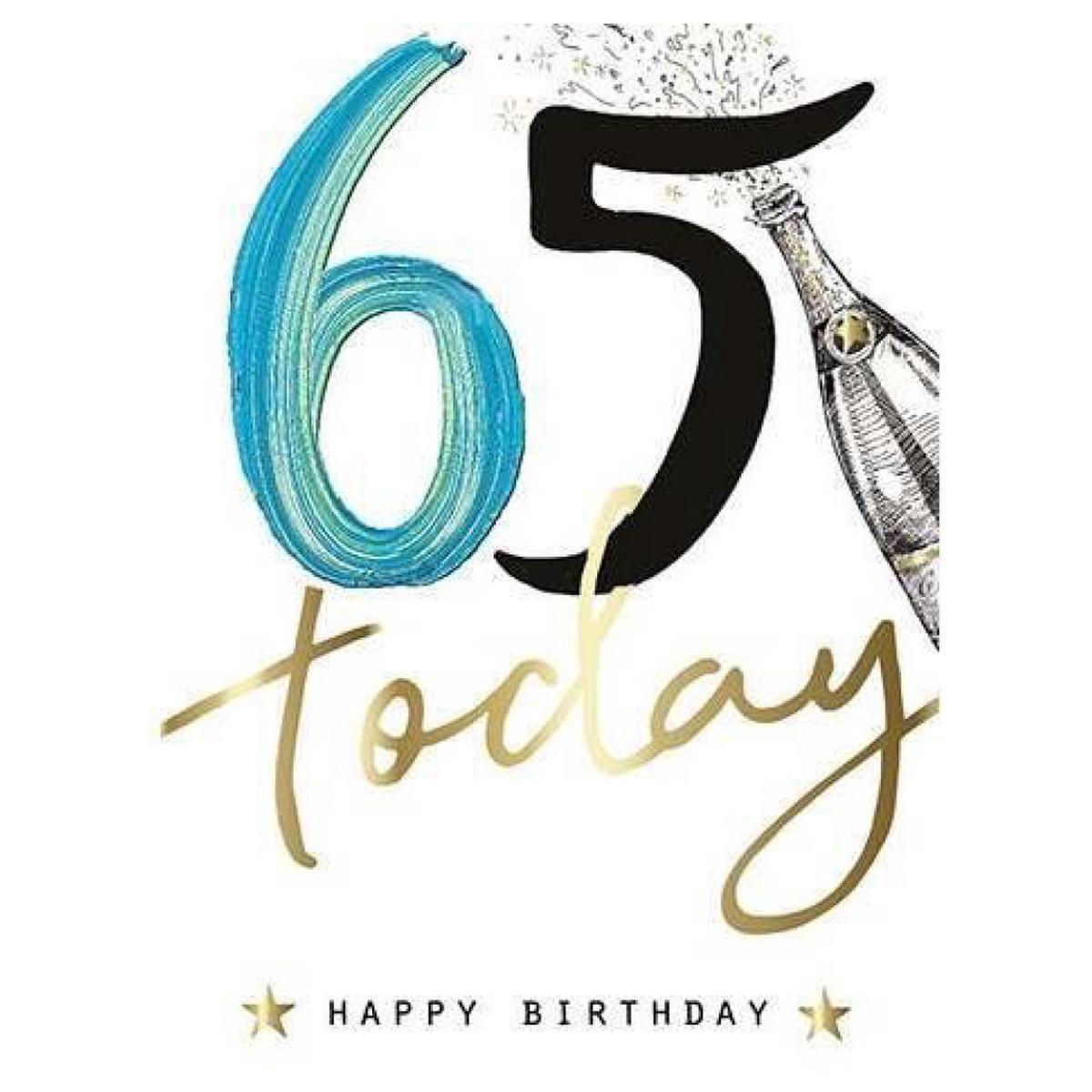 65 Today Birthday Card